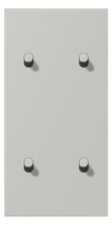 Jung Jung LC12-25R0205 Abdeckung mit Kipphebel "Zylinder" 2x2 Kipphebel senkrecht LS 1912 gri