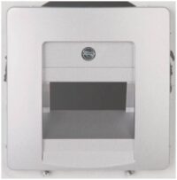Kopp 326120185UAE-Abdeckung M2,5x12mm Paris silber