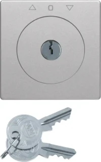 Berker Zentralstück m Schloss für Jalousie Q.x aluminium 1081608400
