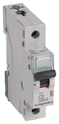 Legrand 403427 TX3 LS-Schalter C 2A 1-polig 6kA 230/400VAC 1TE