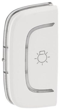 Legrand 755528 Wippe BUS/SCS mit Symbol Licht 1M links Valena Allure ultraweiß