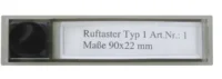 BTicino 1 Ruftaster 90x22mm für Türstationen TERRANEO