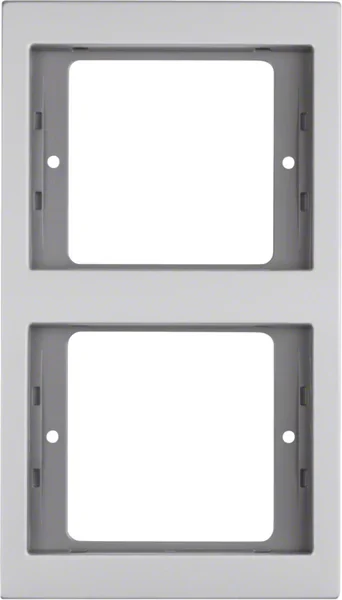 Berker Berker Rahmen aluminium 2-fach senkrecht 13237003