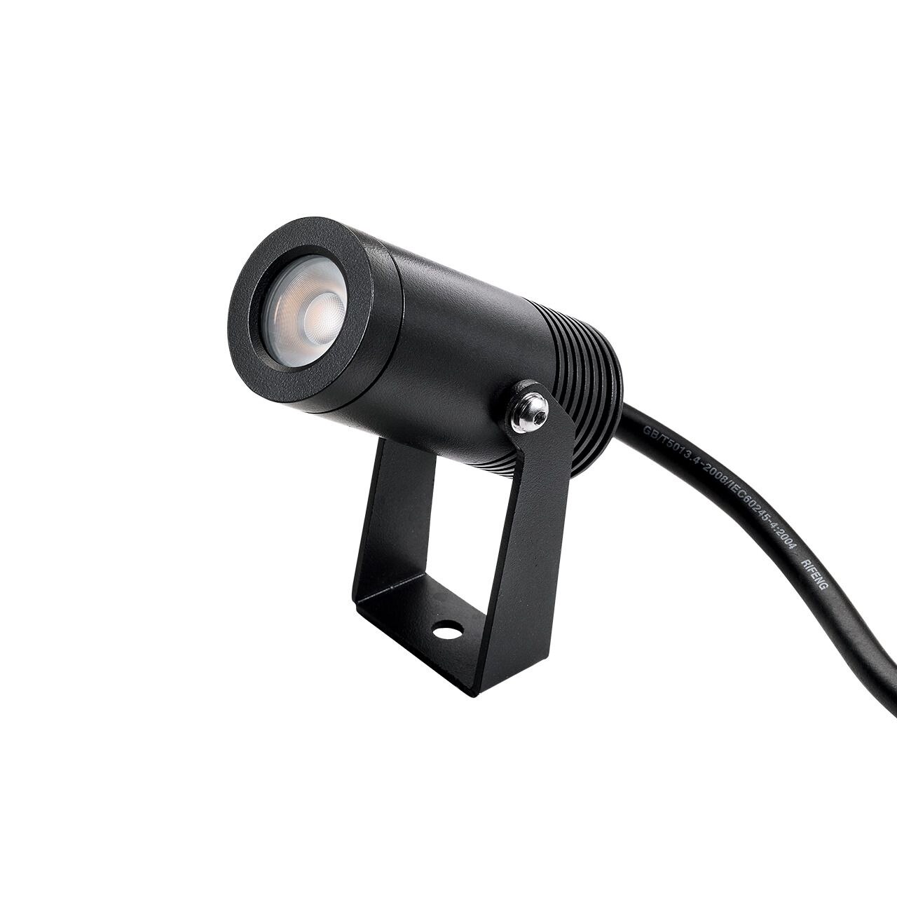 SG Leuchten SG LEUCHTEN LED-Anbaustrahler 4W Konverter weiß HOVDEN MICRO 630062 dimmbar 1LED graphit matt