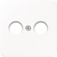Jung CD561TVSW Abdeckung 2Loch f.Antennen-Steckdose schwarz