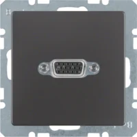 Berker VGA Steckdose anthrazit/sa 3315406086