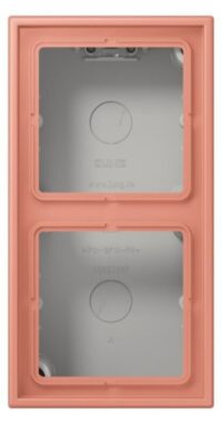 Jung LC 582 A 233 AP-Kappe 2-fach Duroplast lackiert Serie LS locre rouge moyen