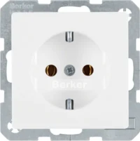 Berker SCHUKO-Steckdose polarweiss samt 41436089