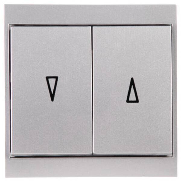 Kopp Kopp 621520088 Jalousienschalter 10AX 250V Malta (Thaya) silber