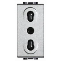 Bticino NT4180-EU Living Light Steckdose in italienischer Norm 1-modulig Tech