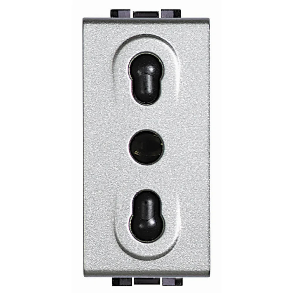 Legrand Bticino NT4180-EU Living Light Steckdose in italienischer Norm 1-modulig Tech
