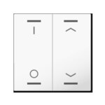 MDT Wippe für KNX Taster Light 55 reinweiß glänzend Sch./Jalousie BE-TAL55W202.D1