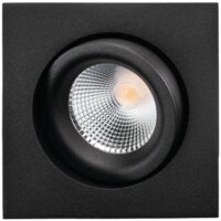 SG LEUCHTEN LED-Einbaustrahler 8W Konverter Junistar Lux Square 902589 dimmbar 1LED schwarz