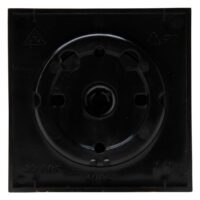 Kopp 490650187 ATHENIS-Dimmer-Abdeckung für Druck-Wechseldimmer Farbe:schwarz matt
