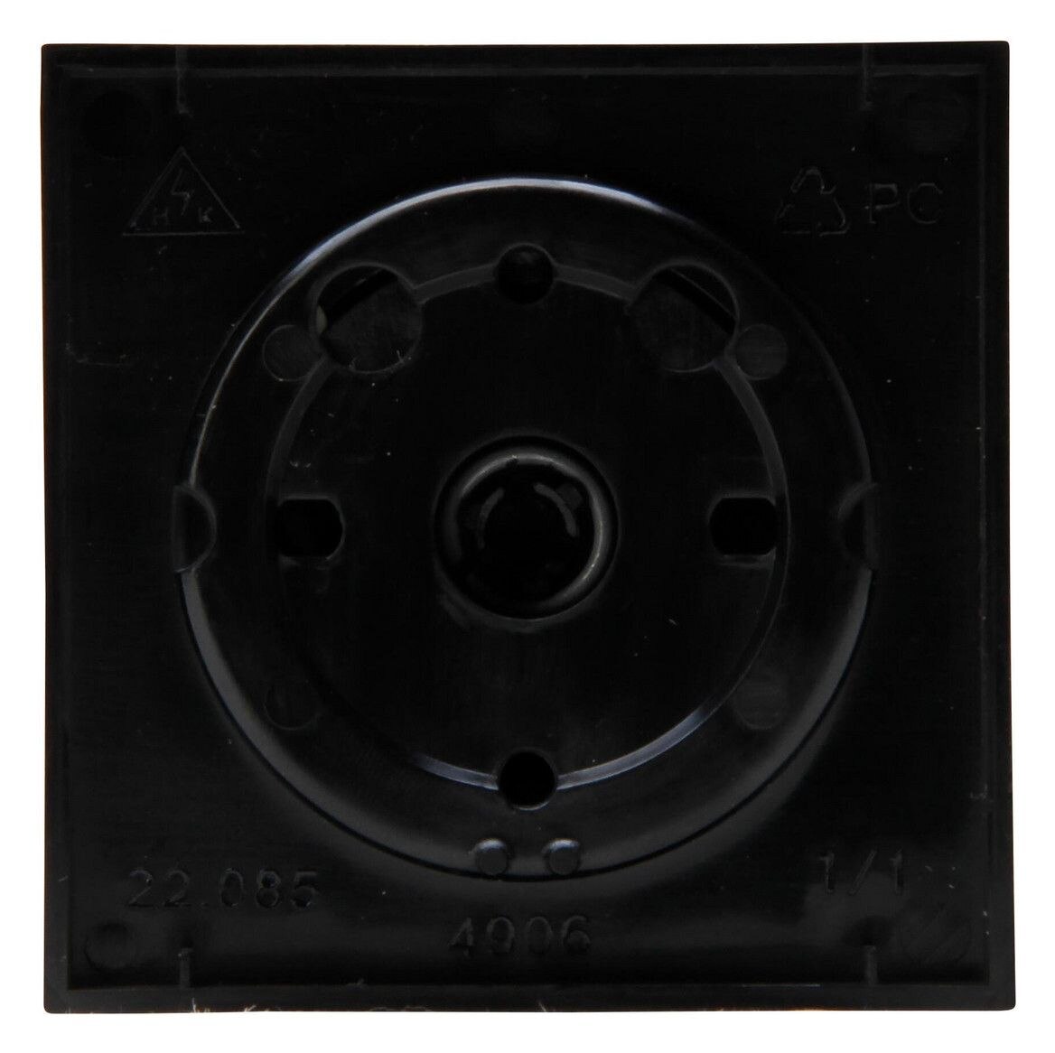 Kopp Kopp 490650187 ATHENIS-Dimmer-Abdeckung für Druck-Wechseldimmer Farbe:schwarz matt