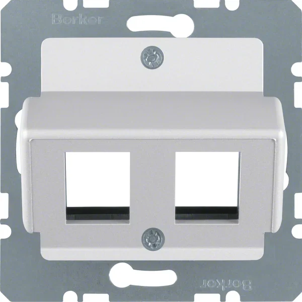 Berker Berker Zentralplatte Jacks ZPS aluminium 14631404