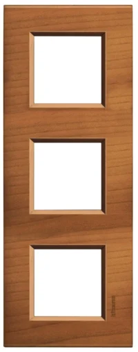 BTicino LNA4802M3LCA LivingLight Abdeckrahmen 3-fach 2+2+2M Kirsche