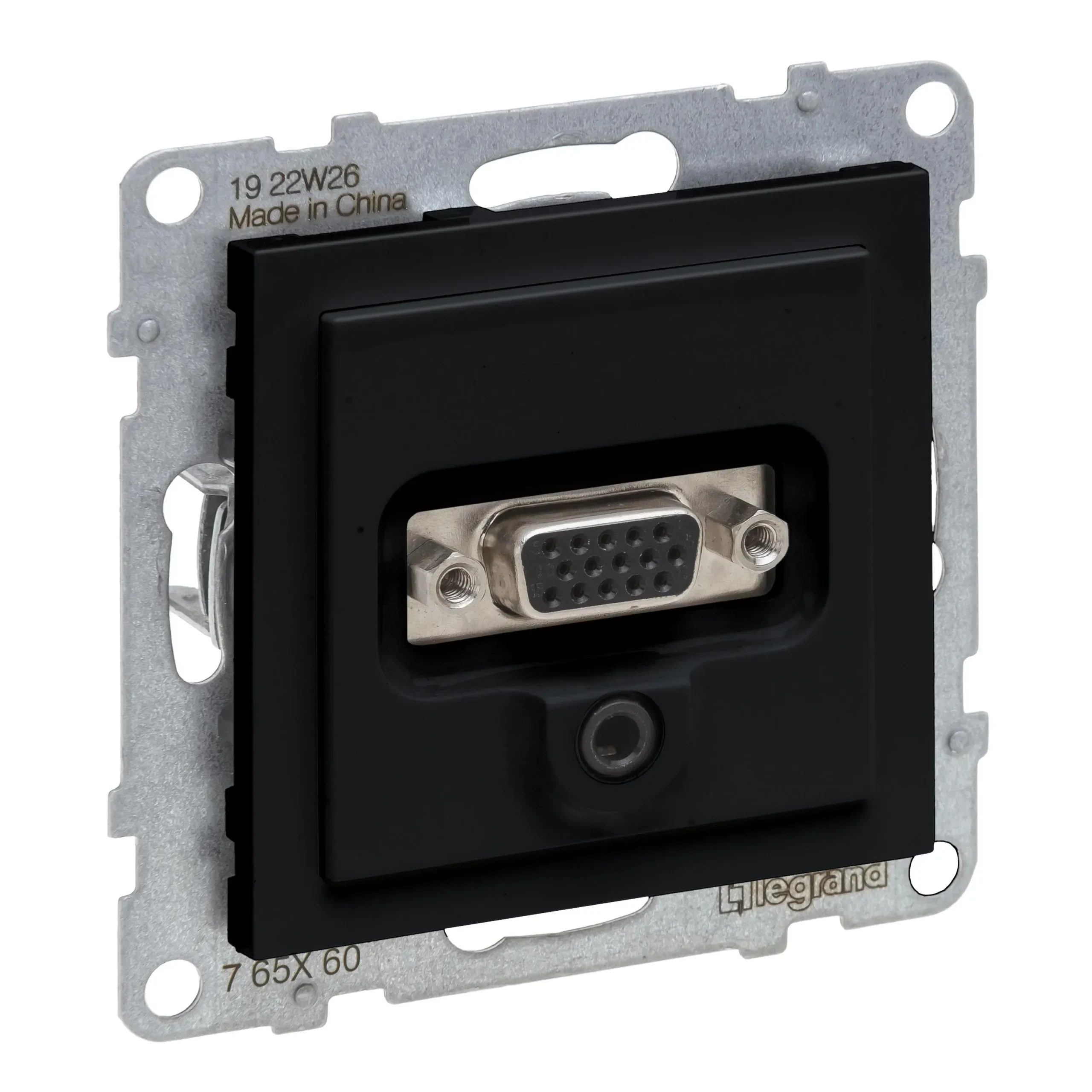 Legrand 765360 SEANO HD15 Anschlusseinheit +3mm Jack mit Abdeckung