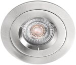 SG LEUCHTEN LED-Einbaustrahler 6,2W 1LED POLAR 937951 grau 3000K weiß 455lm GU10 grau