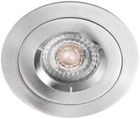 SG LEUCHTEN LED-Einbaustrahler 6,2W 1LED POLAR 937951 grau 3000K weiß 455lm GU10 grau