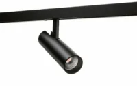 SG LEUCHTEN LED-Schienenstrahler 7W Konverter 320605 dimmbar 1LED schwarz 3000K weiß 340lm schwarz matt