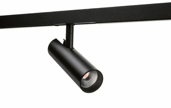 SG LEUCHTEN LED-Schienenstrahler 7W Konverter 320605 dimmbar 1LED schwarz 3000K weiß 340lm schwarz matt