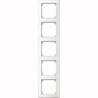 Merten Rahmen 5 fach pws/gl waage/senkrecht 478519