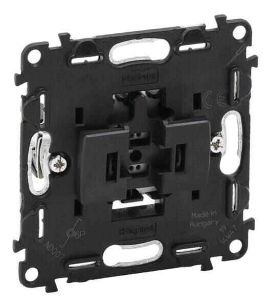 Legrand Legrand 752011 Taster Wechselkontakt (SL) 6A beleuchtet mit LED Valena INMATIC