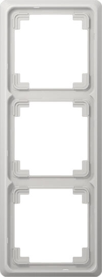 Jung Rahmen 3-fach lgr waage/senkrecht CDP 583 LG