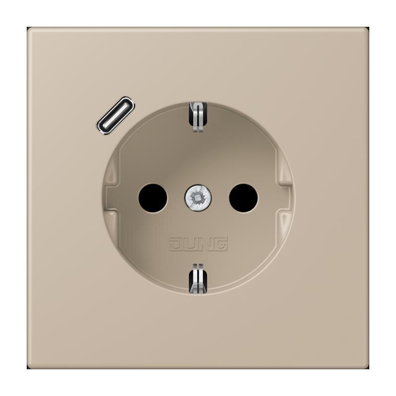 Jung Jung LC1520-18C243 SCHUKO-Steckdose mit USB Typ C LC32142
