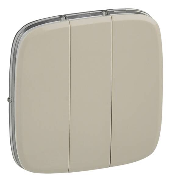 Legrand Legrand 755036 Wippe 3-fach Schalter Valena Allure mandelweiß