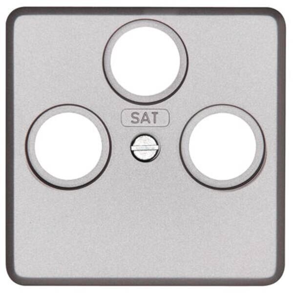 Kopp Kopp 357820188 Abdeckung für Ant steckd.3-fach TV RF SAT M3x13,M3x16,M3x25 Milano stahl
