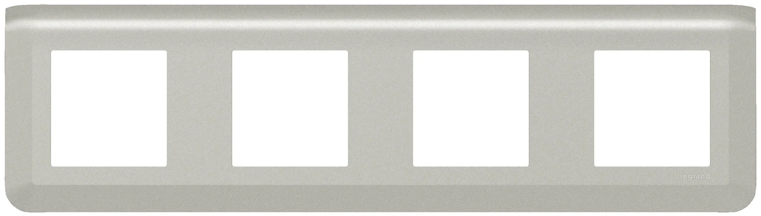 Legrand Legrand 079308L Rahmen 4x2-modulig horizontal Mosaic Aluminium