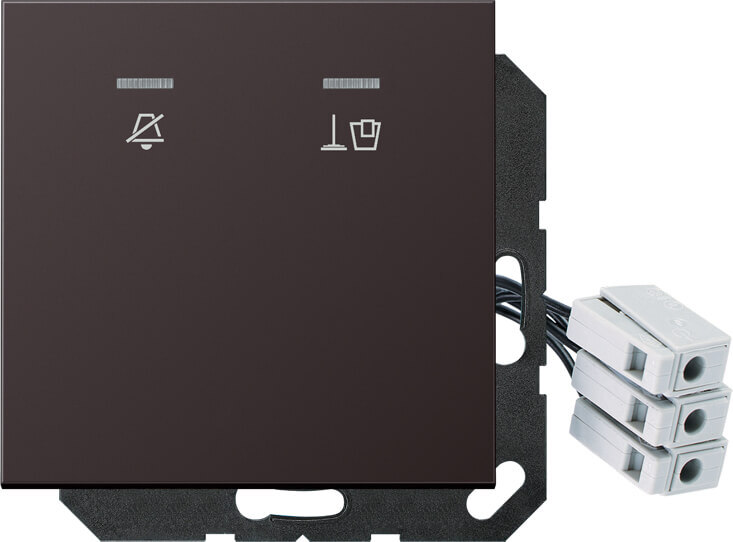 Jung Jung Hotelabdeckung mit LED-Einheit 230V AL CU KO5 M 230 D