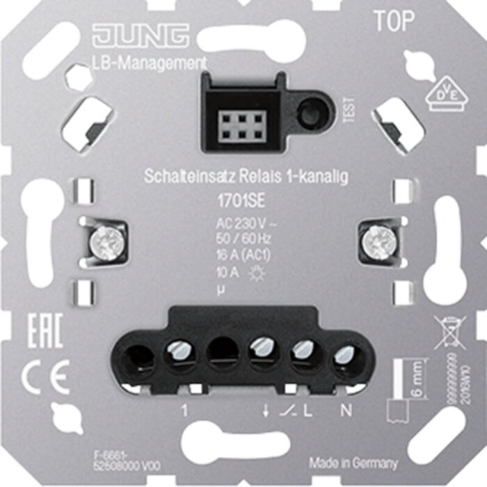 Jung Schalteinsatz Relais 1-kanalig 1701 S E – Bild 1