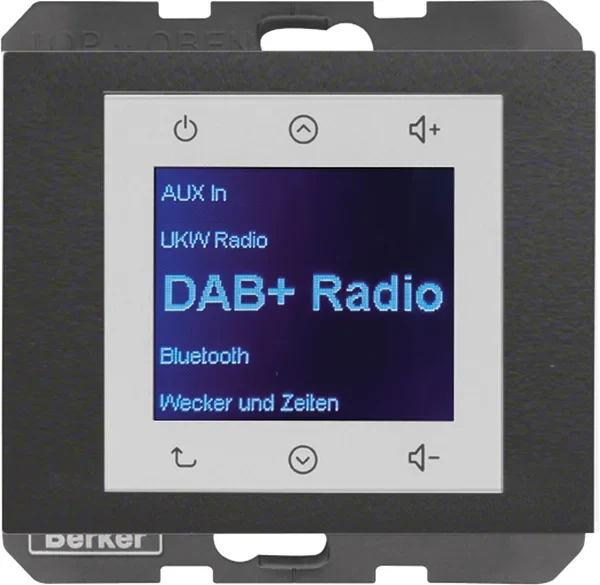 Berker Berker Radio DAB+, Bt., K.x anthrazit. 30847006