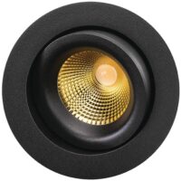 SG LEUCHTEN LED-Einbaustrahler 8W Konverter Junistar Lux 902235 dimmbar 1LED schwarz 3000K