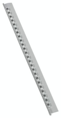 Legrand 037833 Kennzeichnungssystem Memocab Buchstabe:H schwarz auf weiß