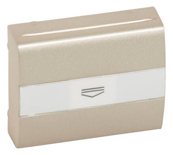Legrand Legrand 771454 Abdeckung Hotel-Card Schalter mit B.-feld Galea titanium