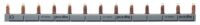 Legrand 404926 Stiftkammschiene 1-polig 13TE 16qmm schwarz/blau