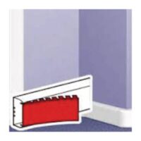 Legrand 010524 DLPe biegsamer Deckel 130mm reinweiß RAL9010 für Brüstungskanal
