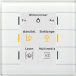 MDT Technologies Glastaster II Smart mit Farbdisplay, Serie 02, weiß, BE-GT20W.02