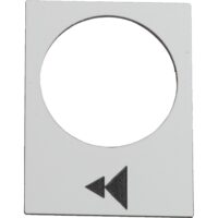 Schneider ZB2BY4903 Bezeichnungsschild 30x40mm weiß HEBEN od RECHTS LANGS-SCHNELL