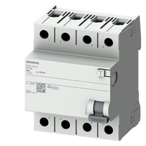 Siemens Siemens 5SV5344-6KL FI-Schutzschalter 4polig Typ A 40A 30mA AC 400V N-links