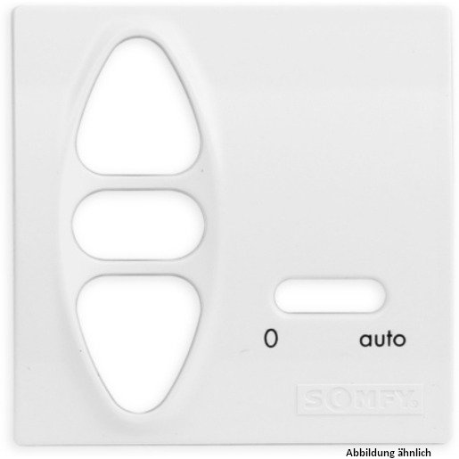 Somfy Somfy Abdeckplatte kompl Uno RTS inteoweiß matt 9012386