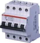 ABB Stotz S&J Sicherungsautomat 10kA 10A B 3-polig+N (4-polig) S203M-B10NA