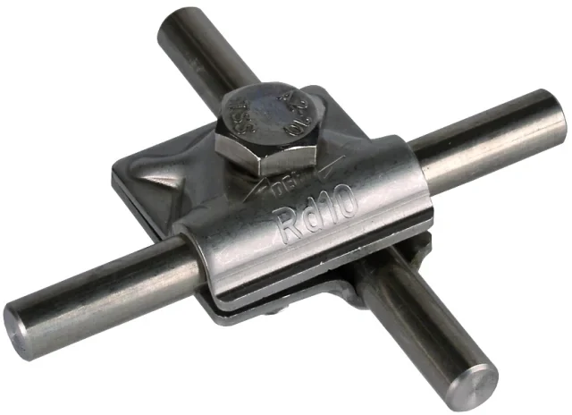 Dehn Dehn MV-Klemme NIRO für Rd 10mm MVK 10 SKM10X35 V2A