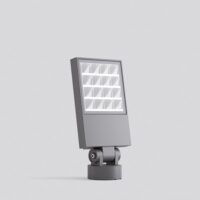 BEGA LED-Anbaustrahler 42,5W Konv DALI 84443AK3 1LED si 3000K ws 3525lm si mt