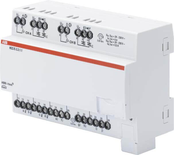ABB ABB Stotz S&J Heiz-/Kühlkreis Controller 2-fach 3-Punkt Reiheneinbaugerät HCC/S2.2.1.1