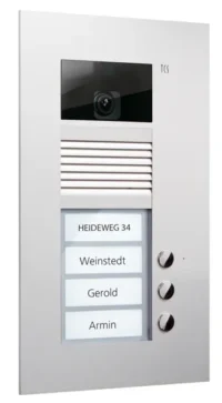 TCS Tür Control Video-Außenstation Color einspaltig, für 3 Wohneinheiten AVU14030-0010